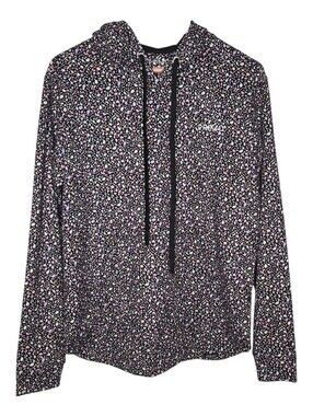 Primo Golf Womens Colorful Stained Glass Print Hoodie Sweatshirt Medium